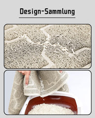 Yimobra cat litter mat waterproof base protects floors from spills