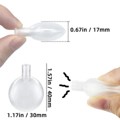 YINCL 30mm squeaker closeup demonstrates clear, loud squeak for interactive play.