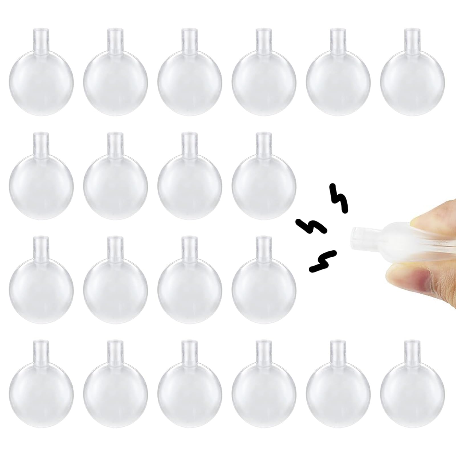 YINCL packaging highlights a 20-squeaker pack for quick toy repairs.