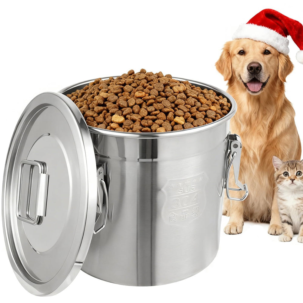 YinCukiEle stainless steel container lid closeup shows airtight seal for freshness.