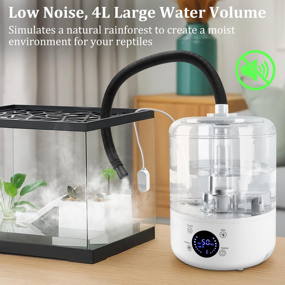 YINDUZ reptile humidifier three mist levels for tailored enclosure climate
