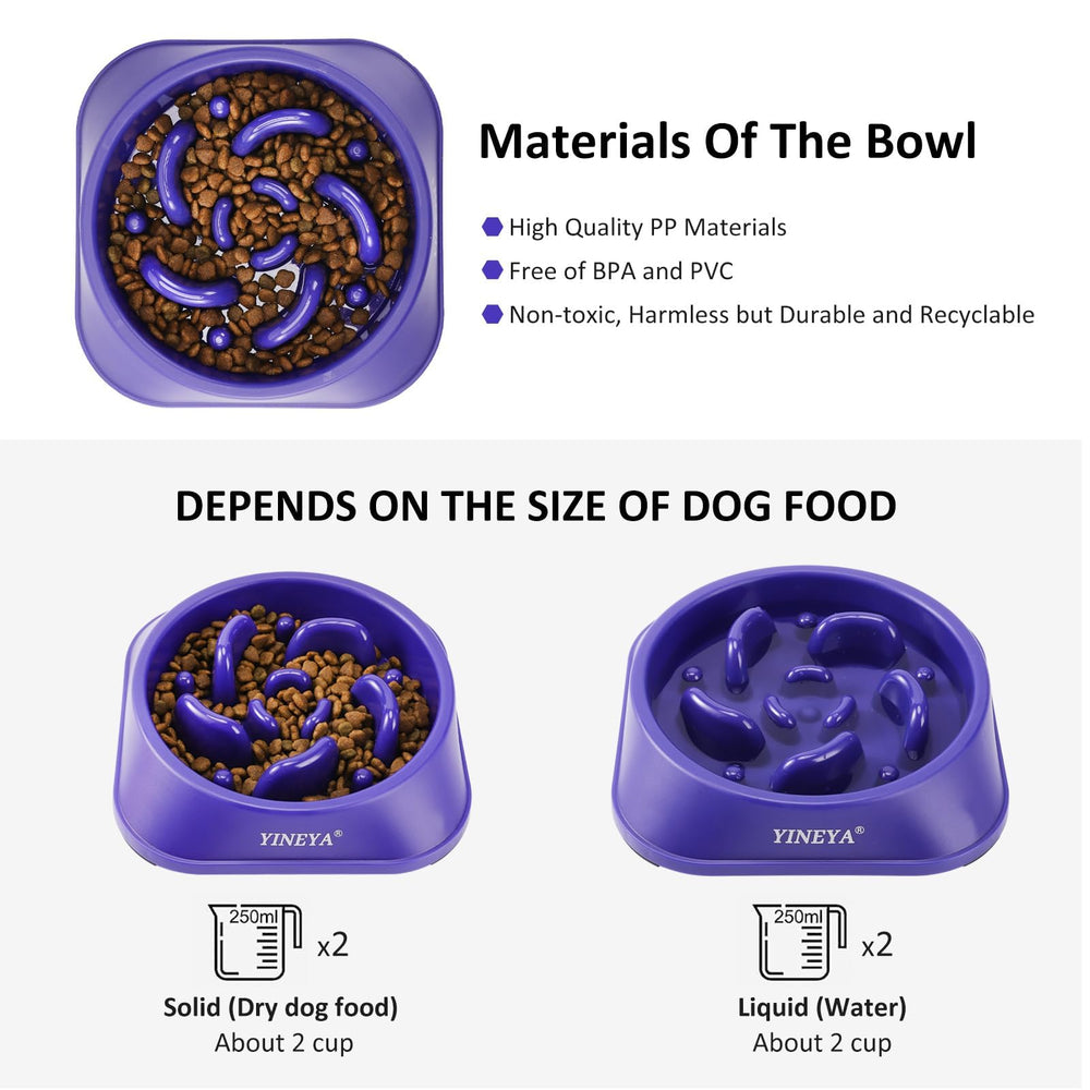 YINEYA medium-breed design fits regular mealtimes and reduces mess.