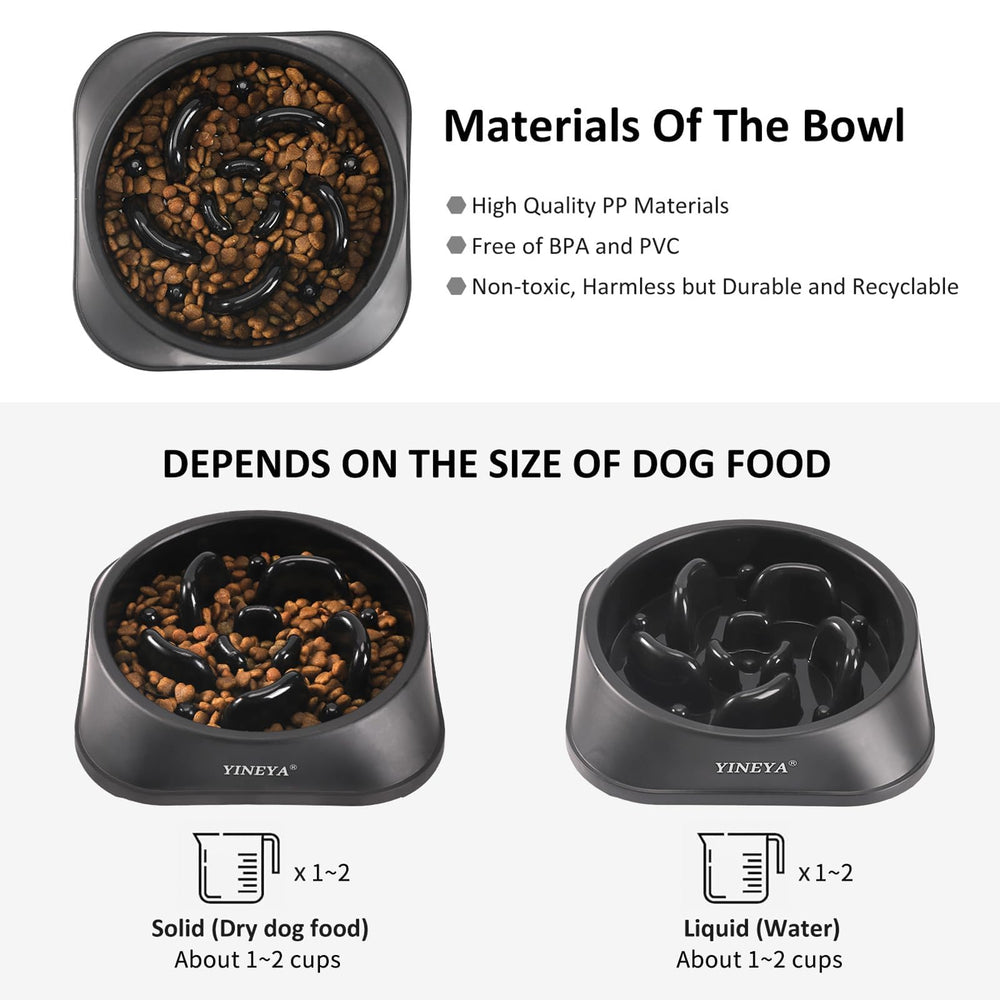 YINEYA dishwasher-safe dog bowl simplifies post-meal cleaning and reuse.