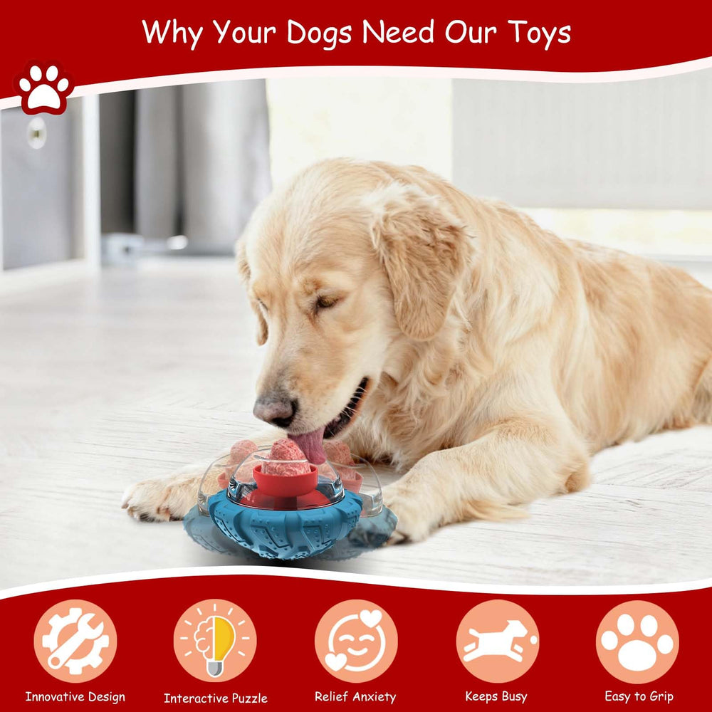 YINEYA dog toy weighted base provides stability during play.