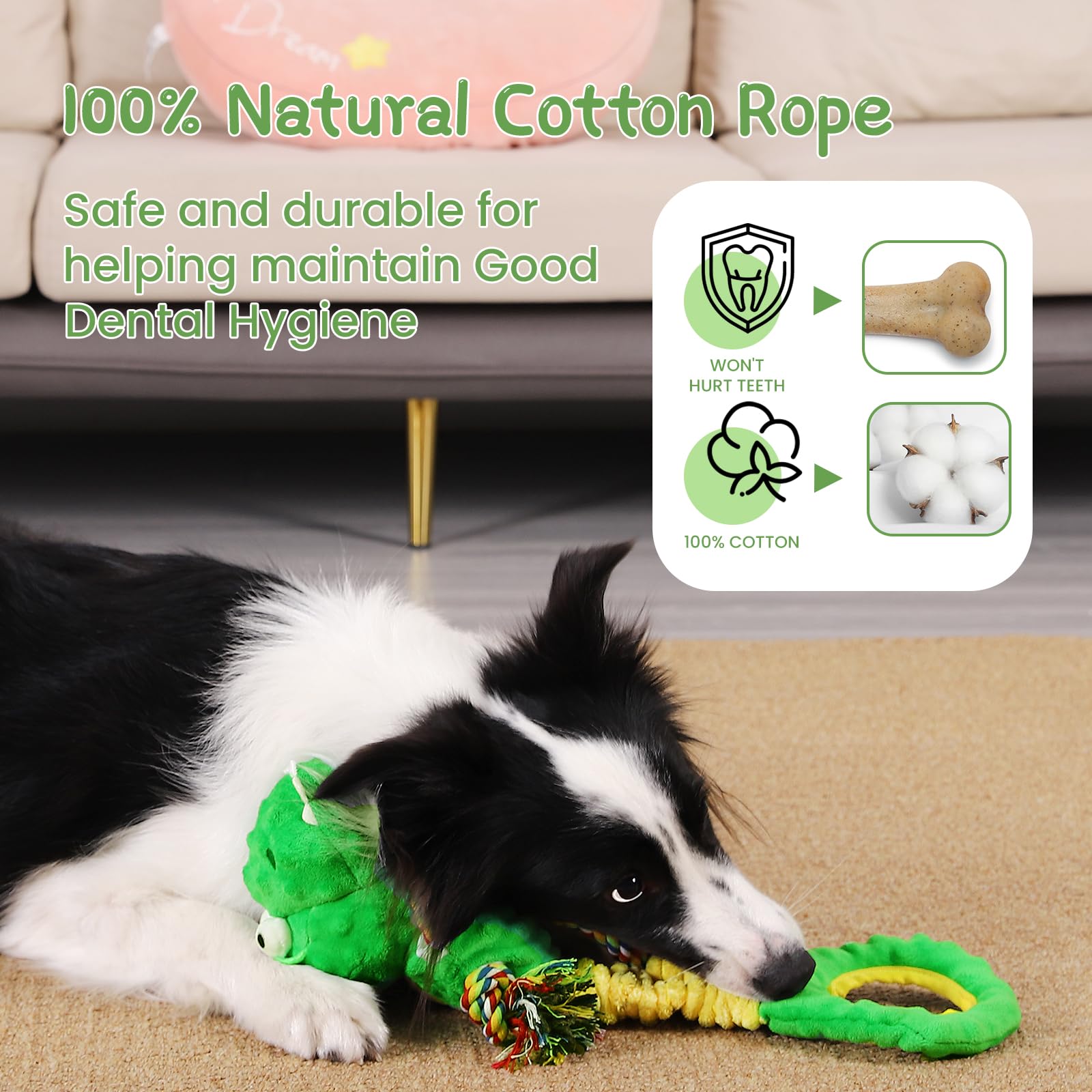 YINEYA large-dog toy interactive-tug supports family play and multi-dog fun