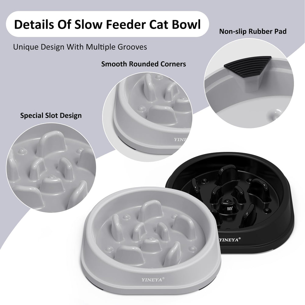 YINEYA non-slip pads keep meals stable and prevent floor damage.