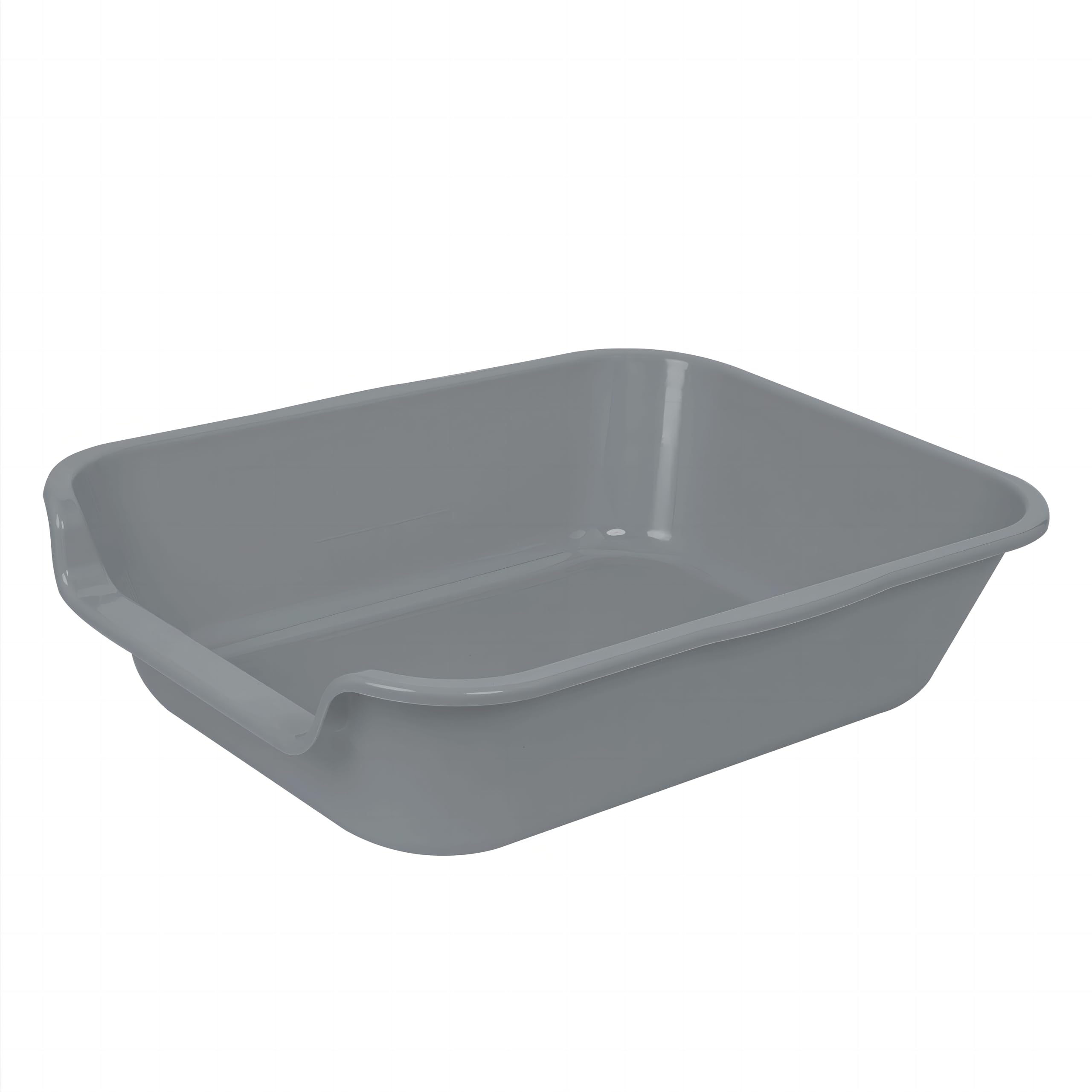 Ying Tutu extra-large litter box front view showing spacious interior for big cats