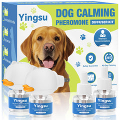 Yingsu dog calming diffuser setup shows easy plug-in placement for calm dogs