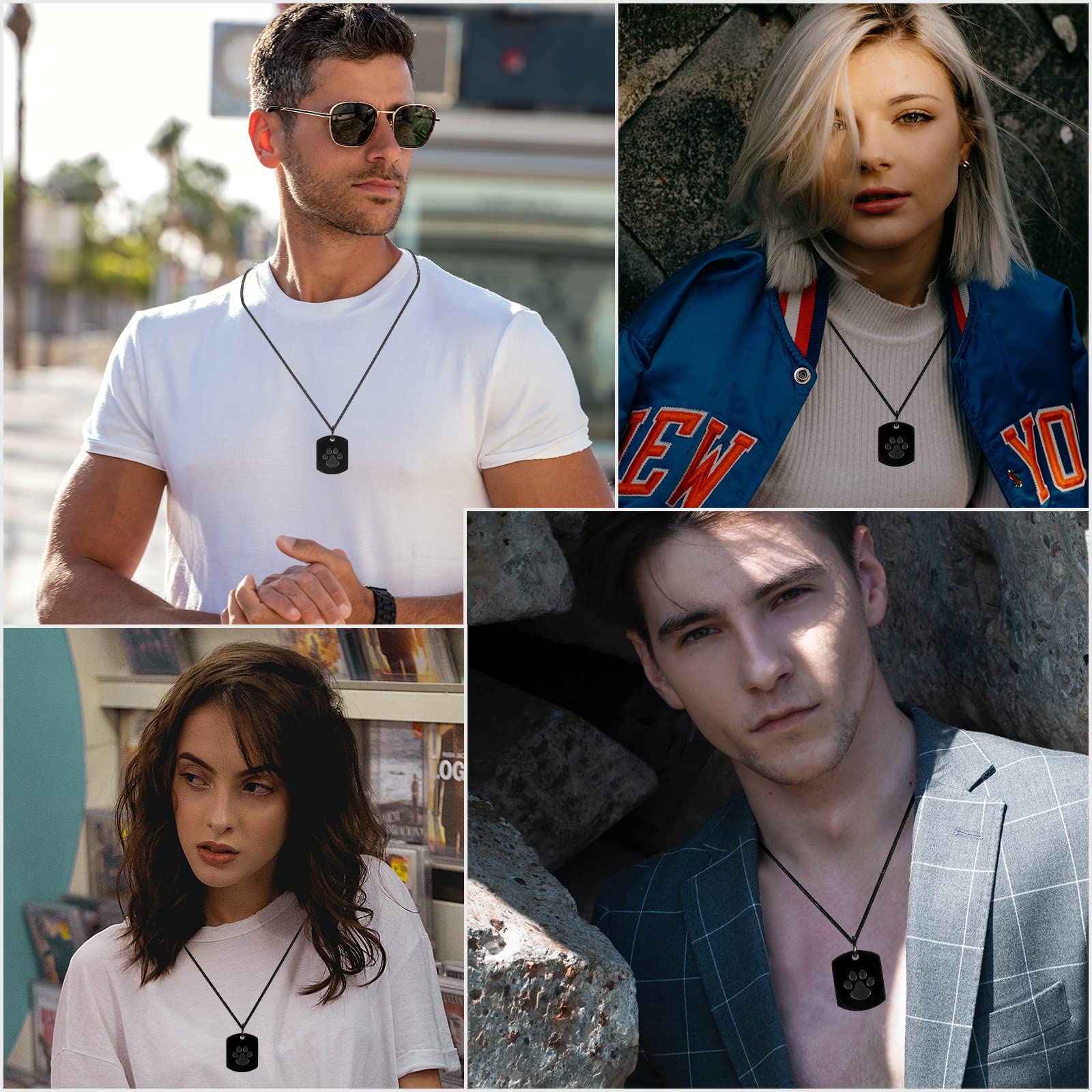 Yinkin 50 cm chain provides comfortable wear and versatile styling.