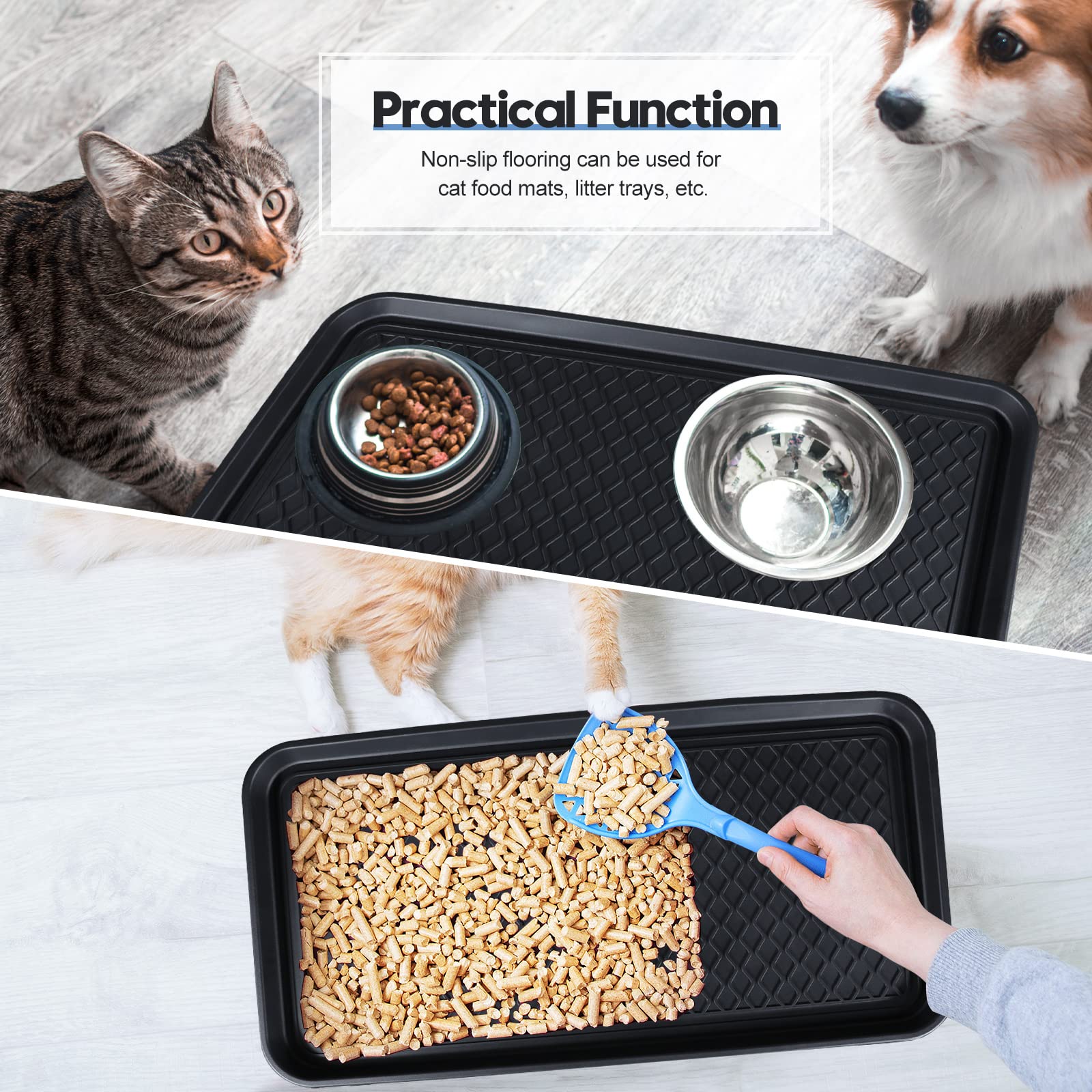 Yinkin wave-pattern easy-clean surface for quick mess removal