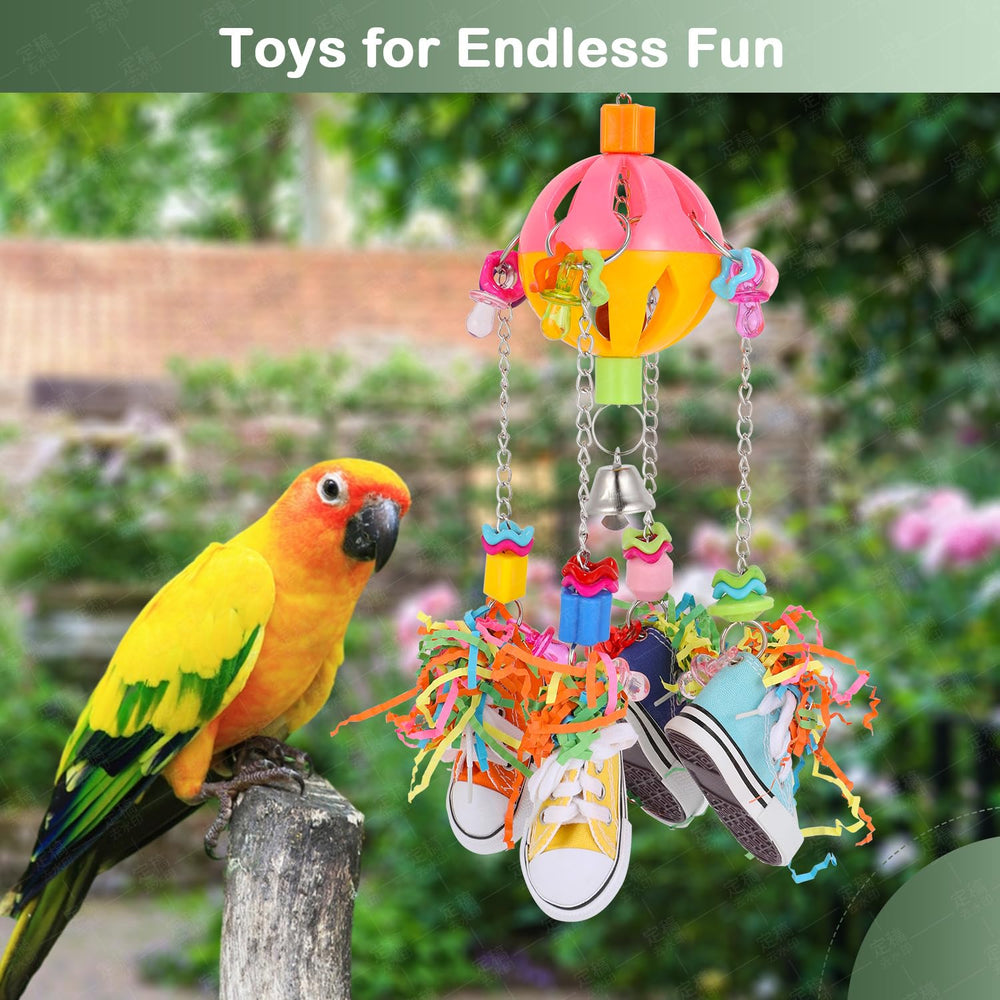 YinMeiRen interactive cage accessories stimulate exploration and reduce boredom in parrots and conures.