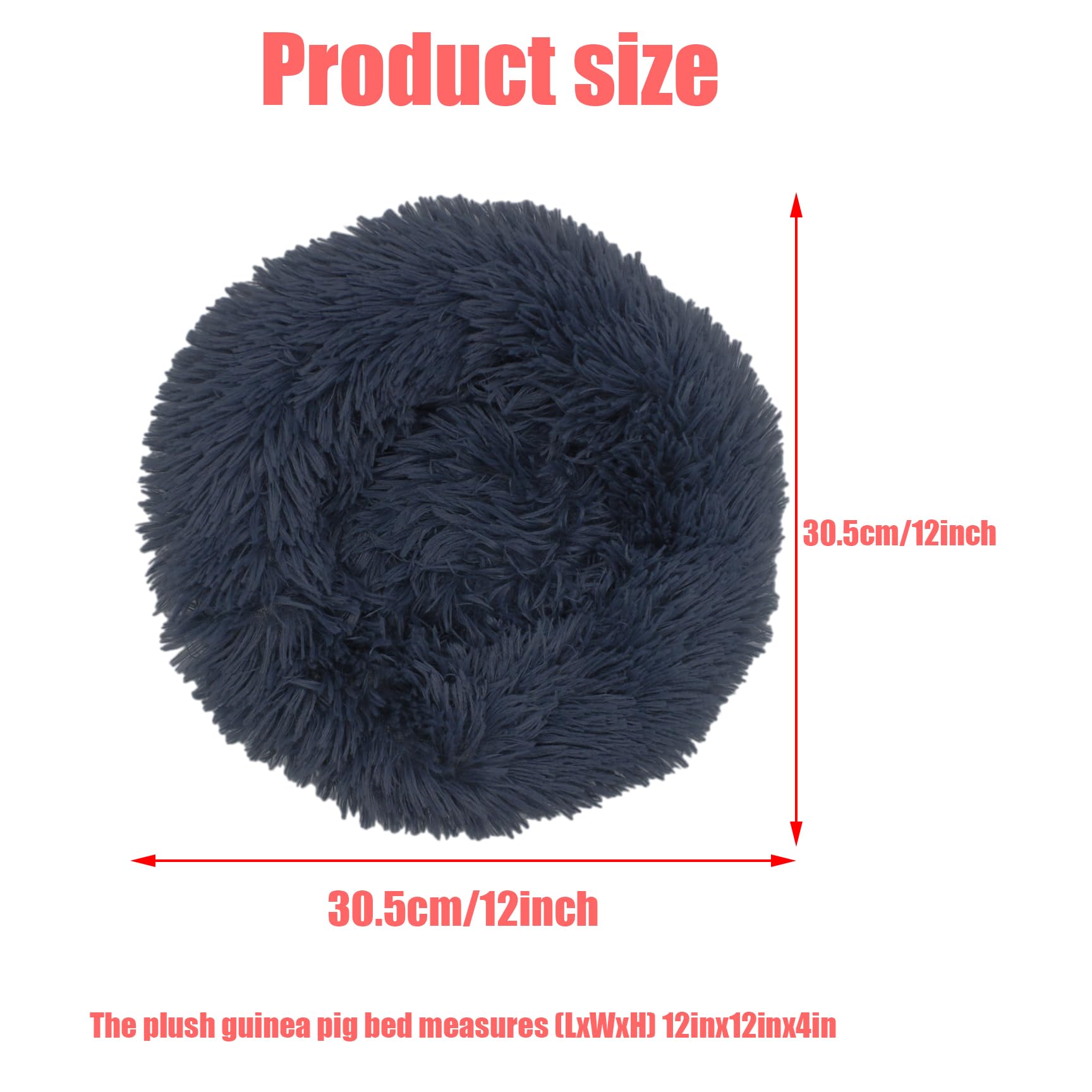 Yinprwi Guinea Pig Bed plush interior with burrow-like feel for secure lounging.