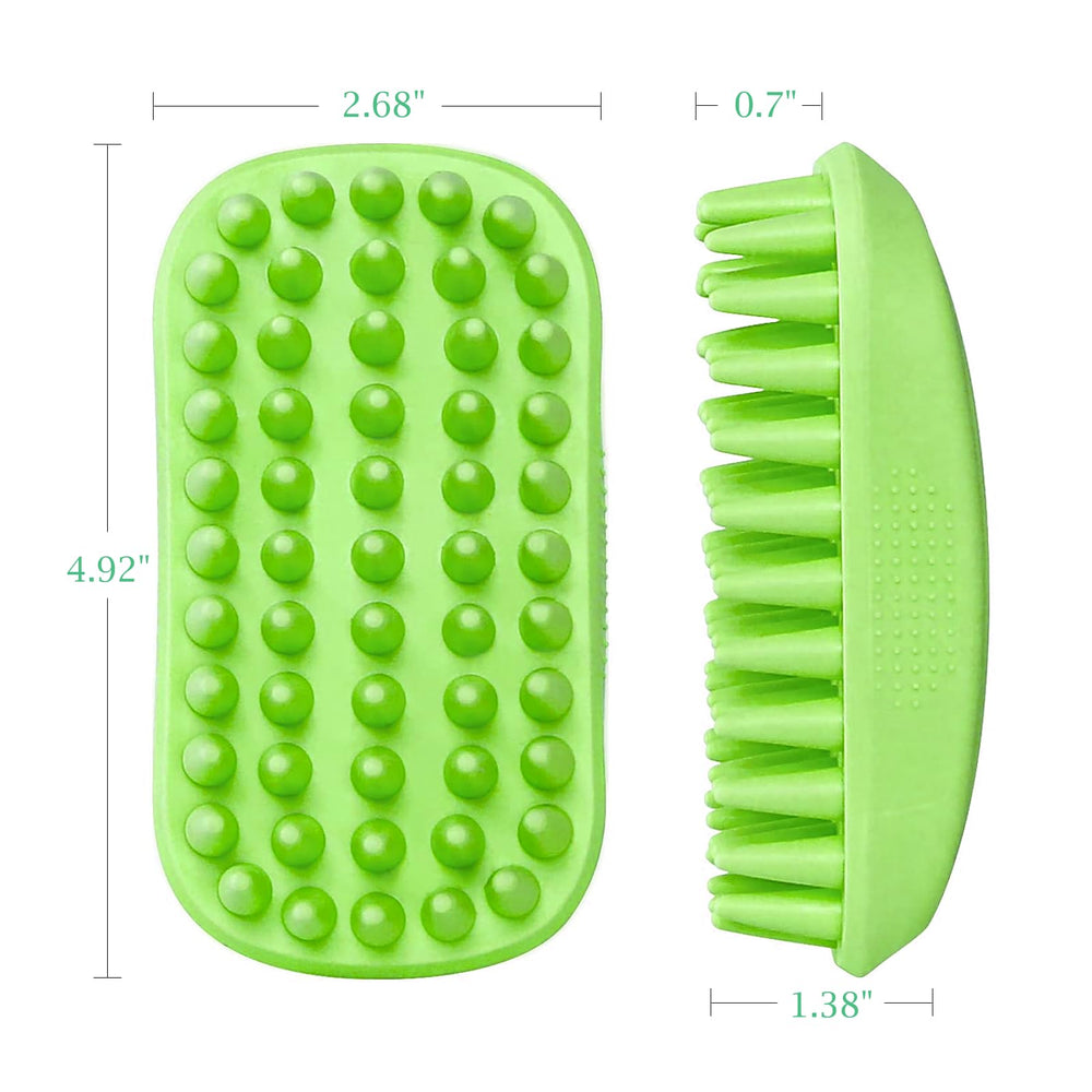 Yintoper brush with 55 massage dots for comprehensive grooming.
