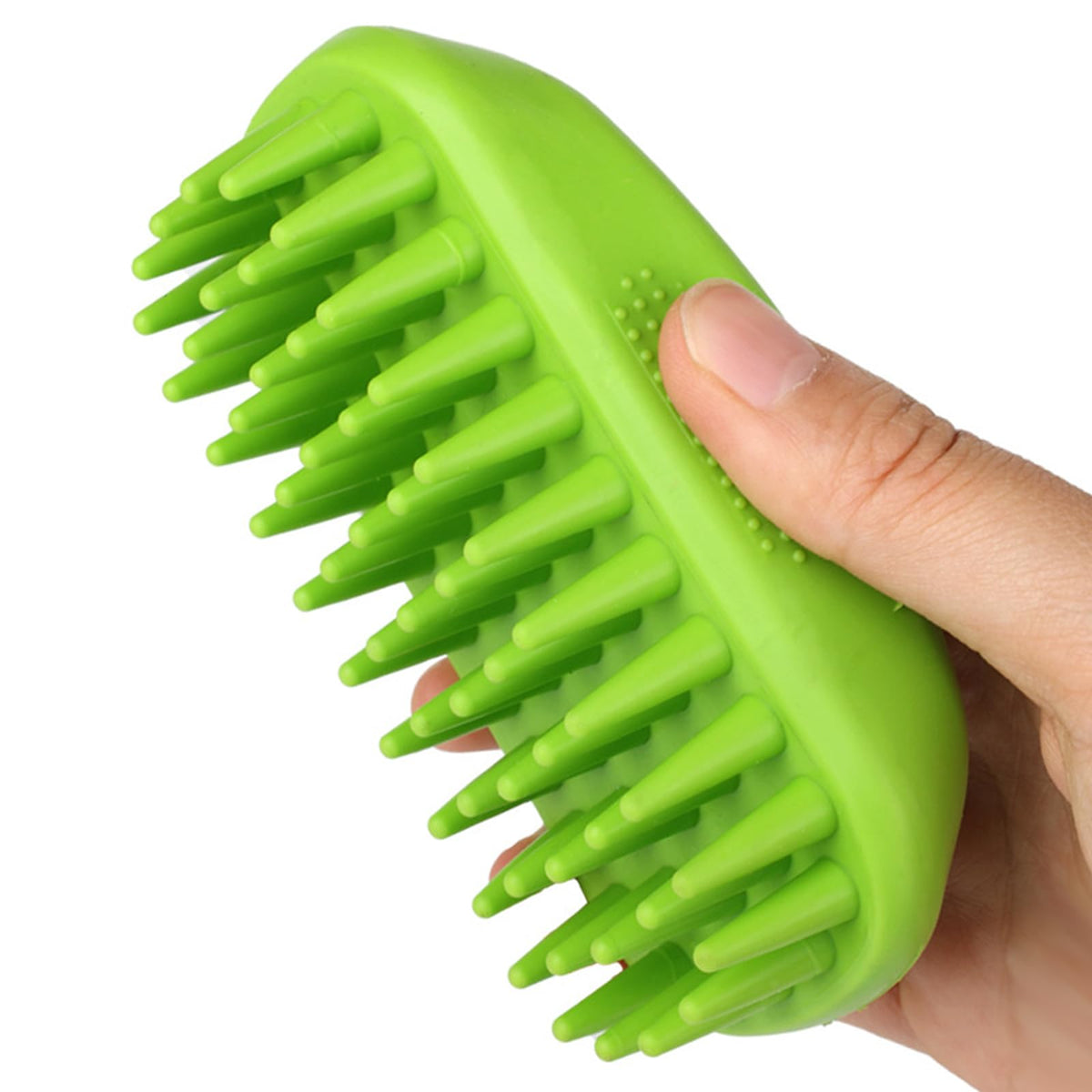 Yintoper dog bath brush — ergonomic mouse shape provides a secure grip during wet baths.