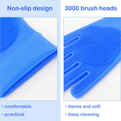 Yintoper glove interior with non-slip texture prevents slipping during bath sessions