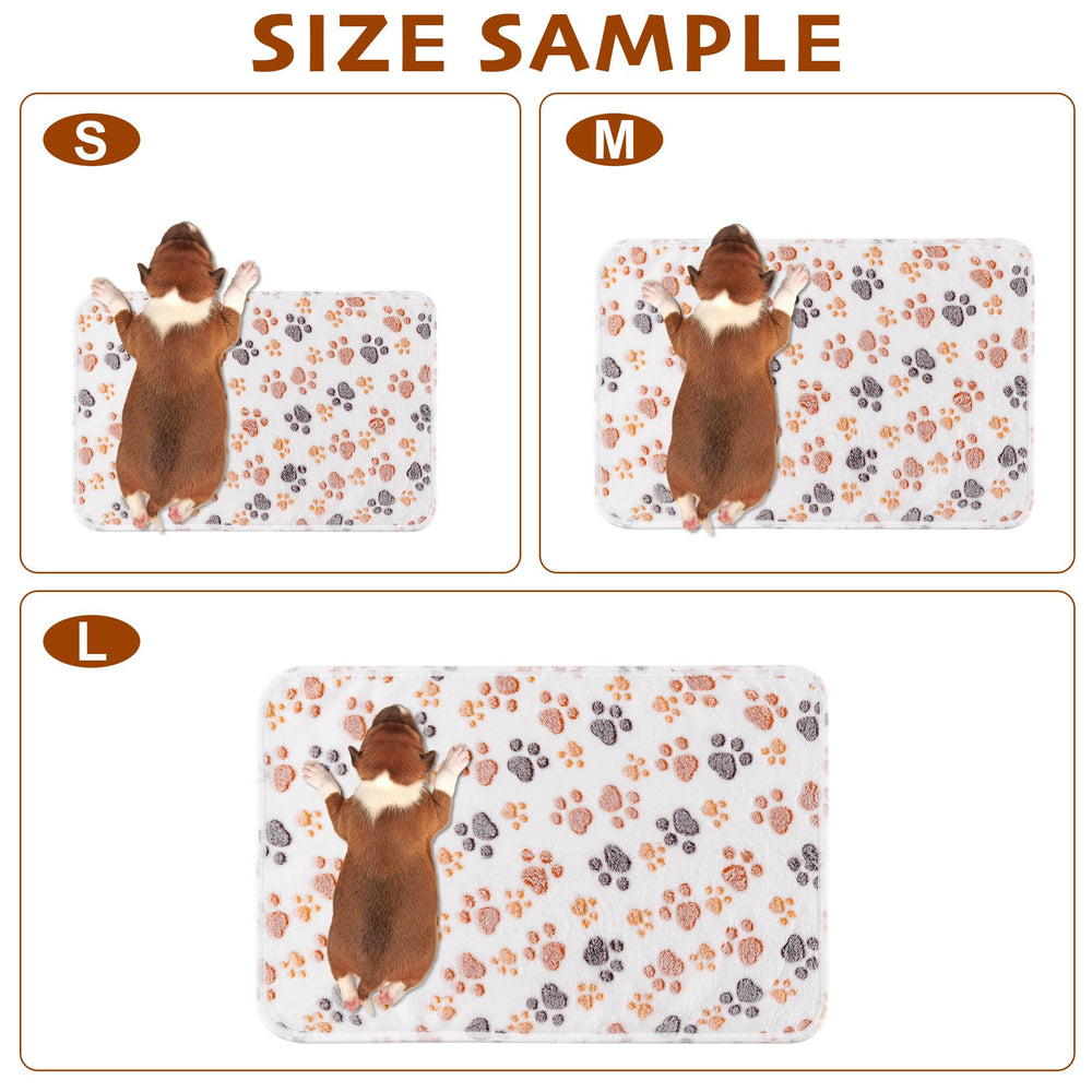 Yintrest pet blanket paw-pattern closeup highlights plush warmth for pets.