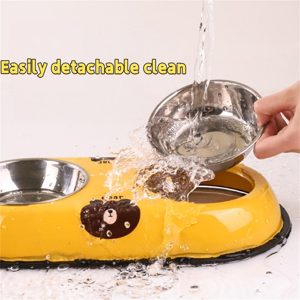 YINWANBB durable stainless steel bowls resist wear while staying easy to wipe.