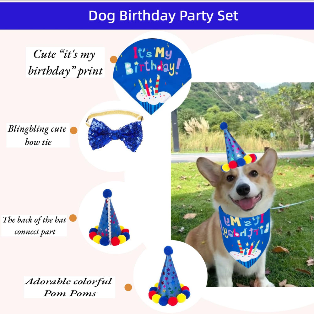 YINWANBB blue sequin bow tie for chic birthday outfits