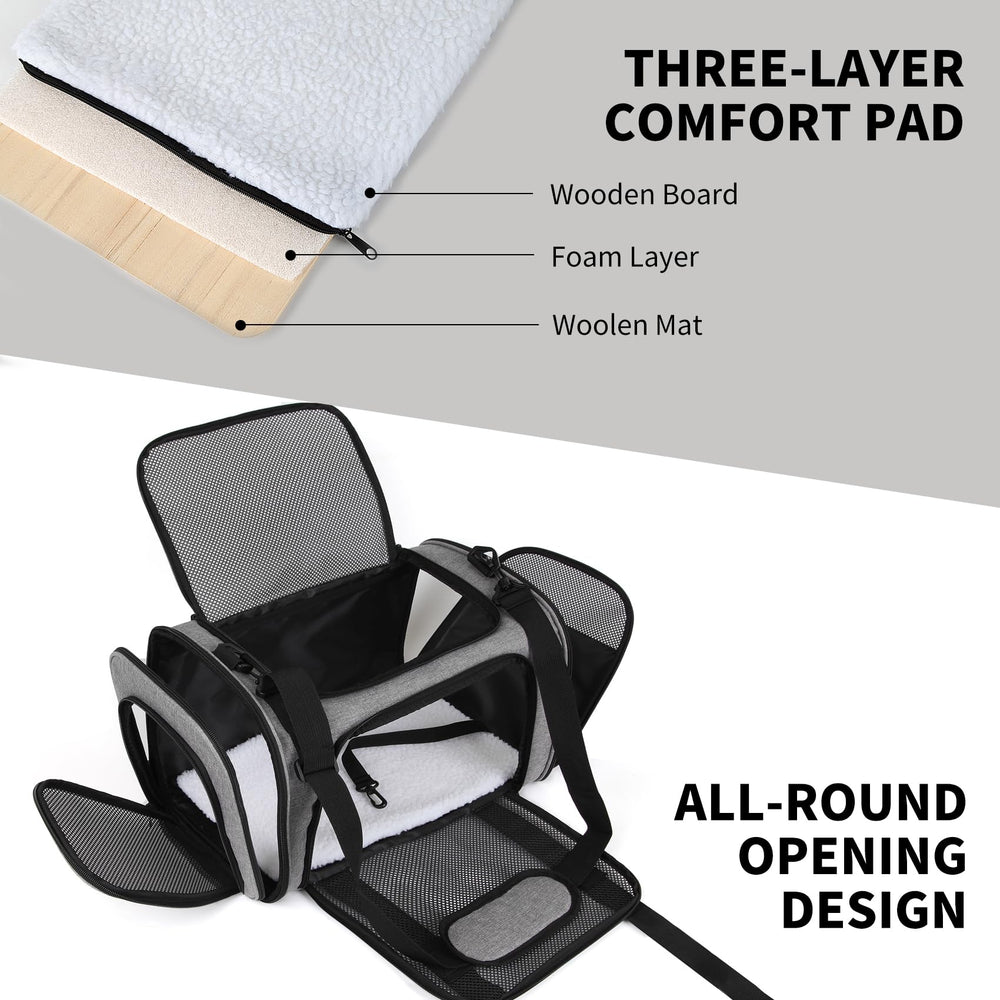 Yipincover Carrier Medium Side Ventilation highlights breathable design for pets