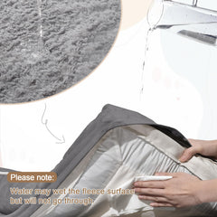 Yiruka waterproof cover with inner liner protects foam from spills