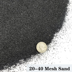 YISZM Aquarium Sand black packaging highlights ready-to-use substrate for tanks.