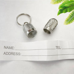 YIUIRUOI pendant includes address paper for owner contact details