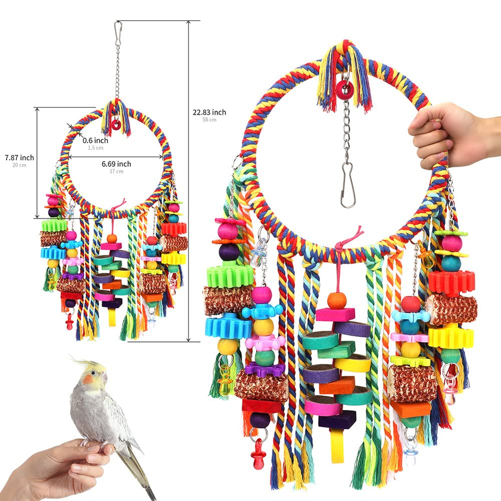 YIXUND colorful gears and beads add visual variety and safe chewing