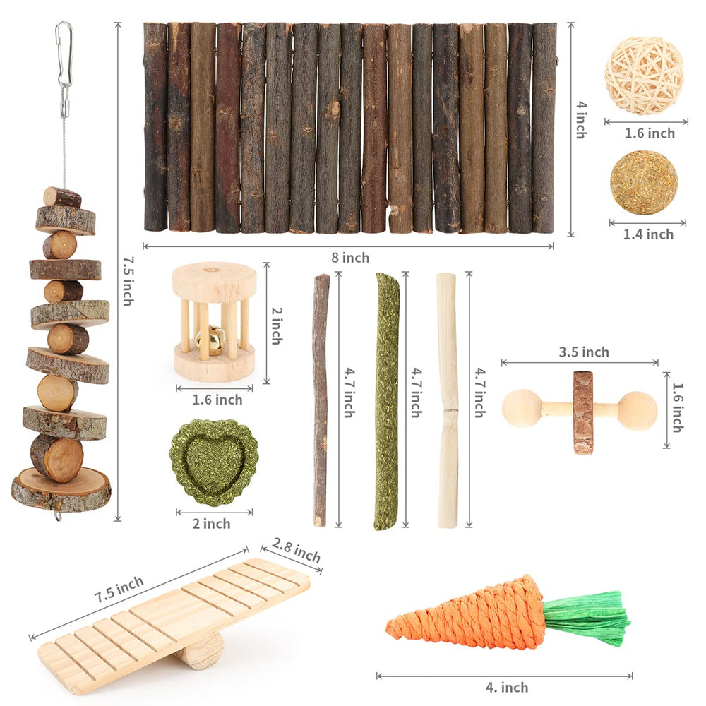YIXUND hamster cage Timothy-hay-cake offers tasty enrichment during play.