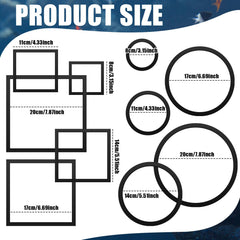 Yiyiring floating rings in round and square shapes help create organized aquascaping zones.