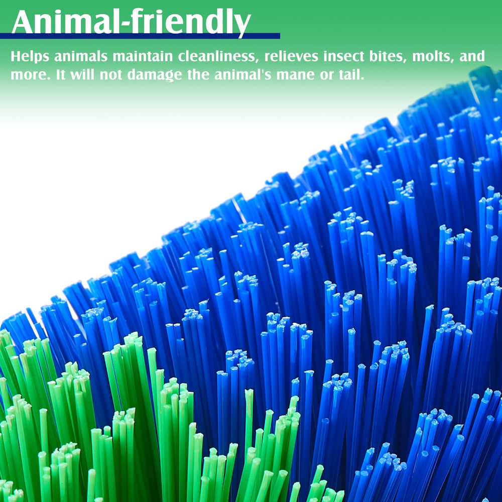 Yiyiring goat grooming brush in use demonstrates gentle, comfortable grooming