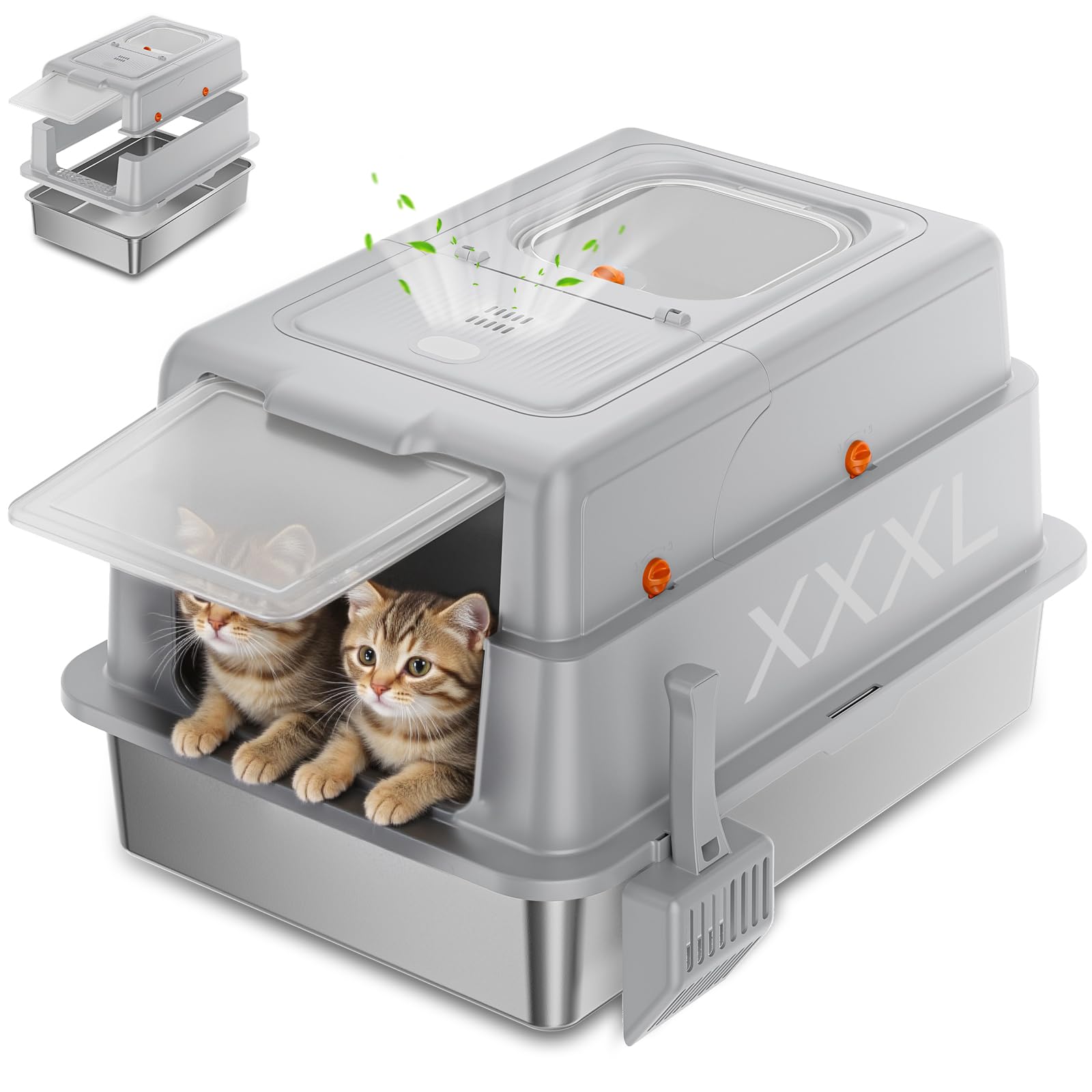 YIZFERN easy-to-clean stainless steel surface for hygienic maintenance.