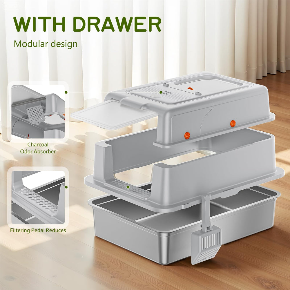 YIZFERN carbon filters supported odor control for a fresher room.