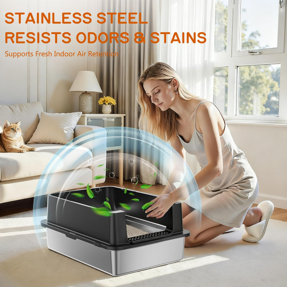 YIZFERN high-side edge protects against leaks and mess