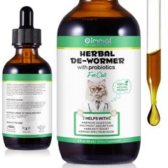 YJDHRPBI cat herbal supplement bottle demonstrates convenient daily gut health support.