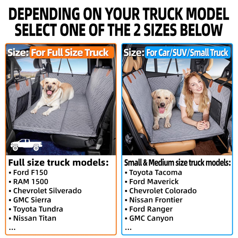 YJGF dog hammock truck-seat-cover keeps pets secure while traveling.