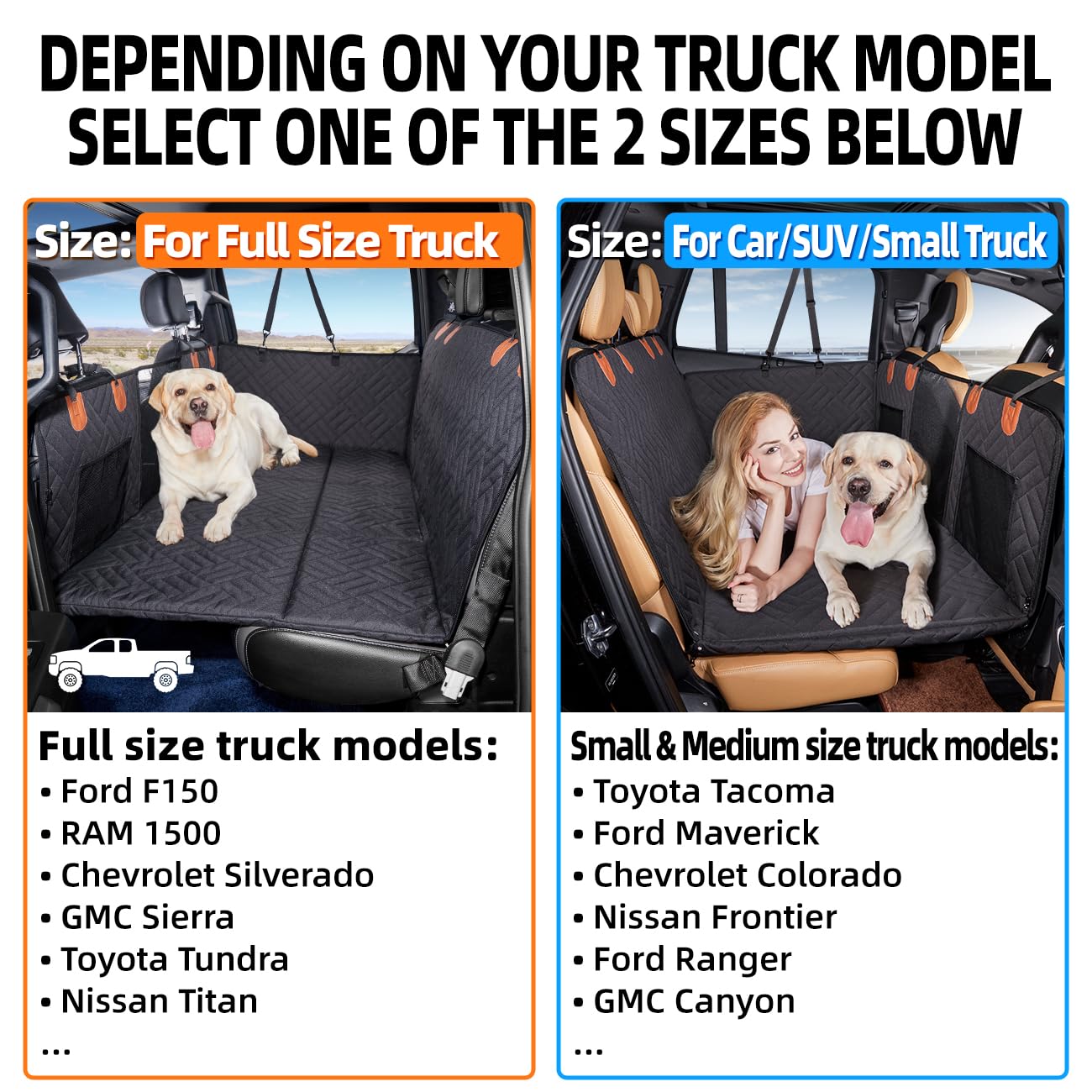 YJGF dog hammock for truck keeps pets secure and comfortable during travel.