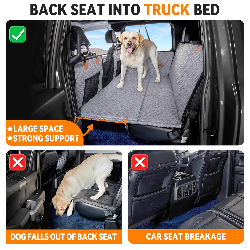 YJGF waterproof non-slip Oxford panel protects seats during adventures.