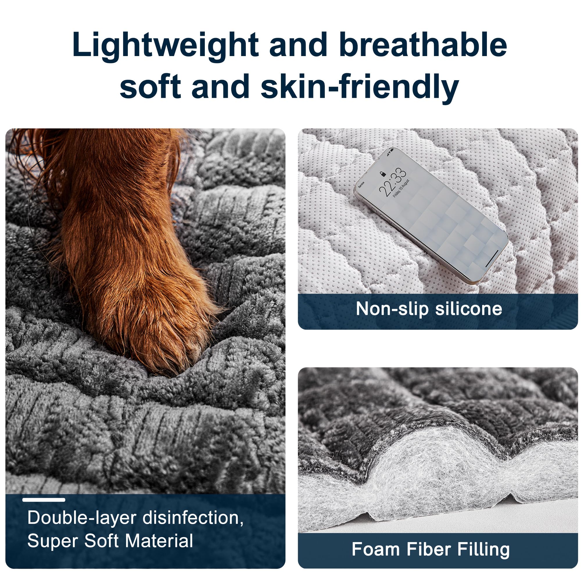 YJSMMXY anti-slip silicone back detail demonstrates secure grip and reduced shifting.