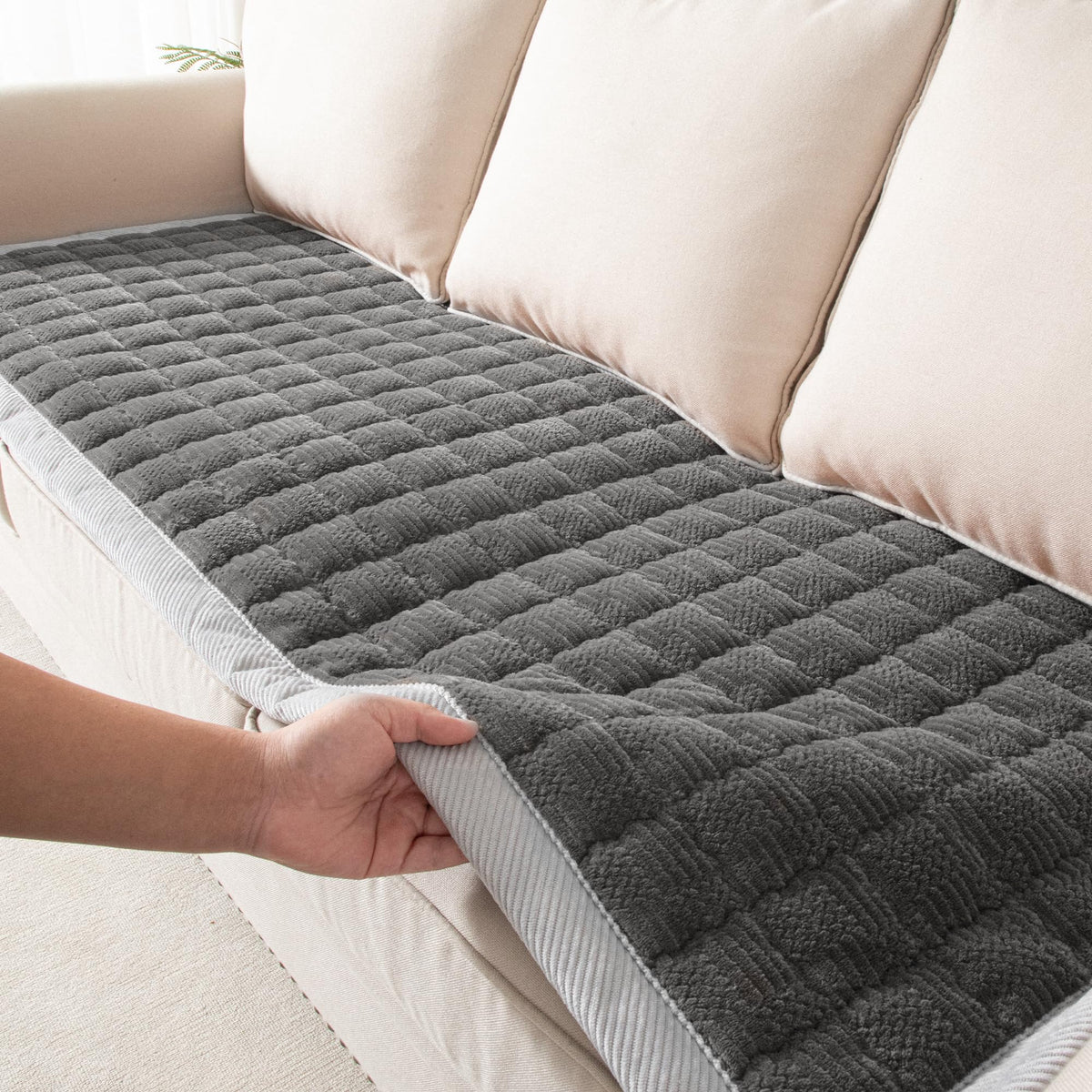 YJSMMXY couch cover for dogs with dogs-washable protection against spills and fur.