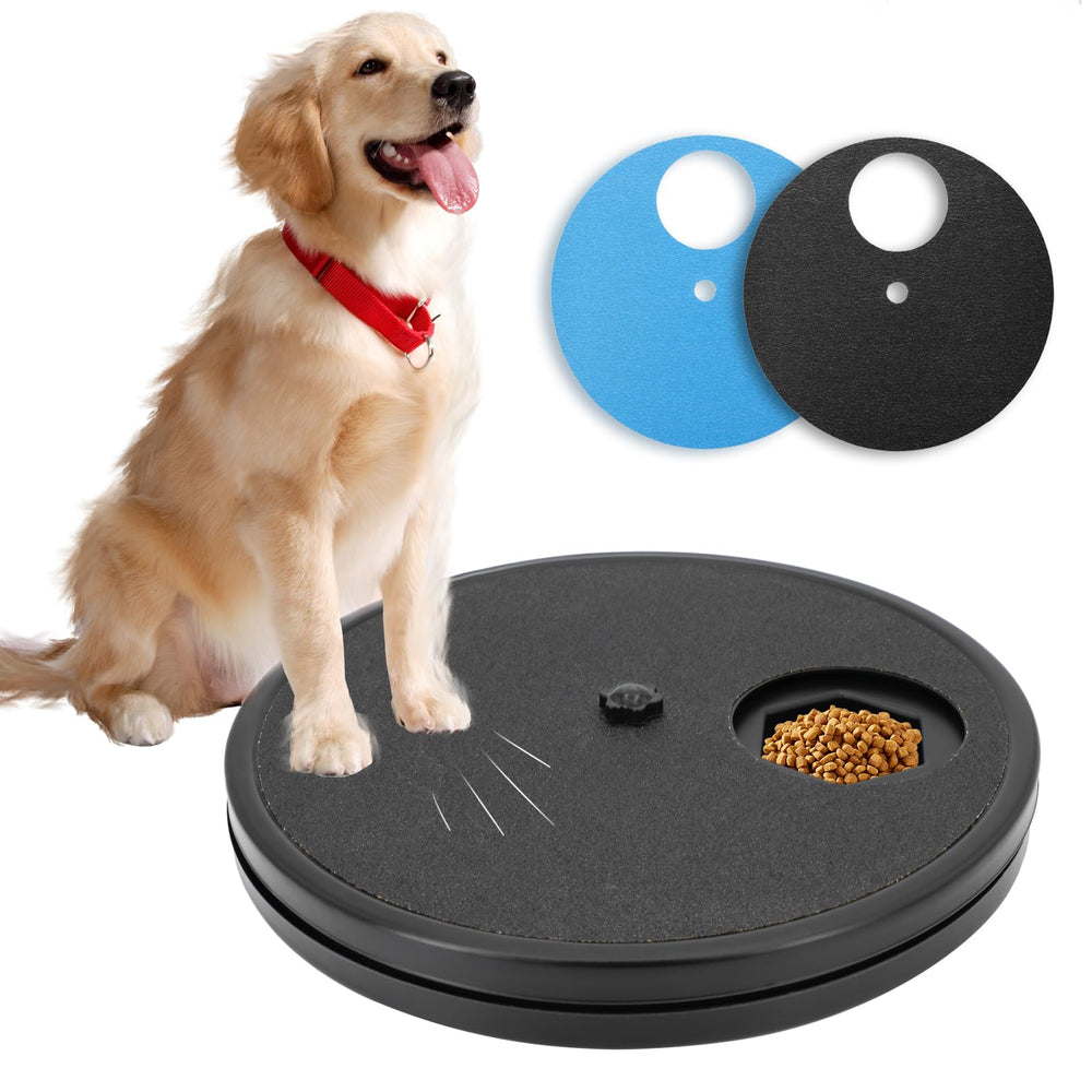 Ykall dog nail scratch board rotatable round for easy grooming and versatile use.