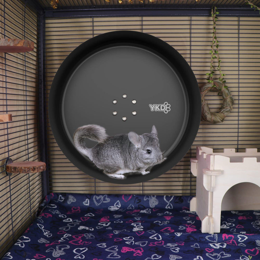 YKD 15-inch silent chinchilla wheel anti-loosening screws, secure setup