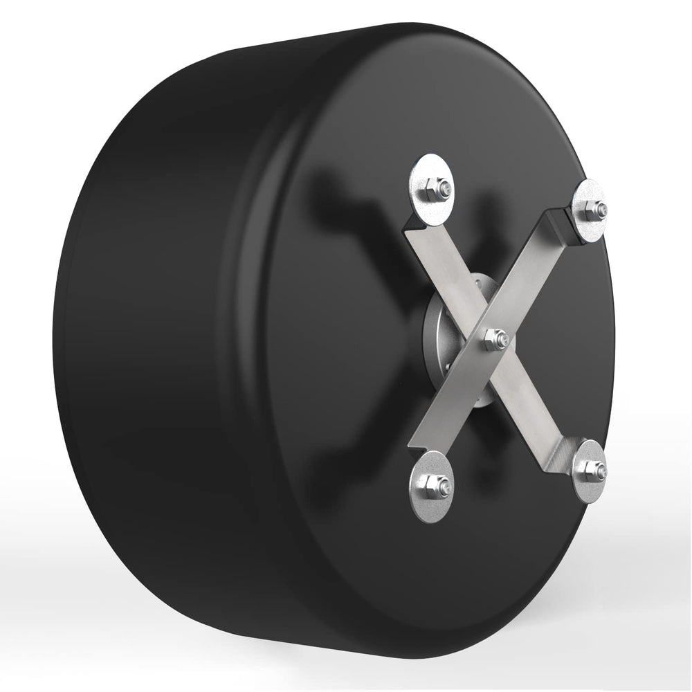 YKD 15-inch silent chinchilla wheel running surface, non-slip coating for secure grip