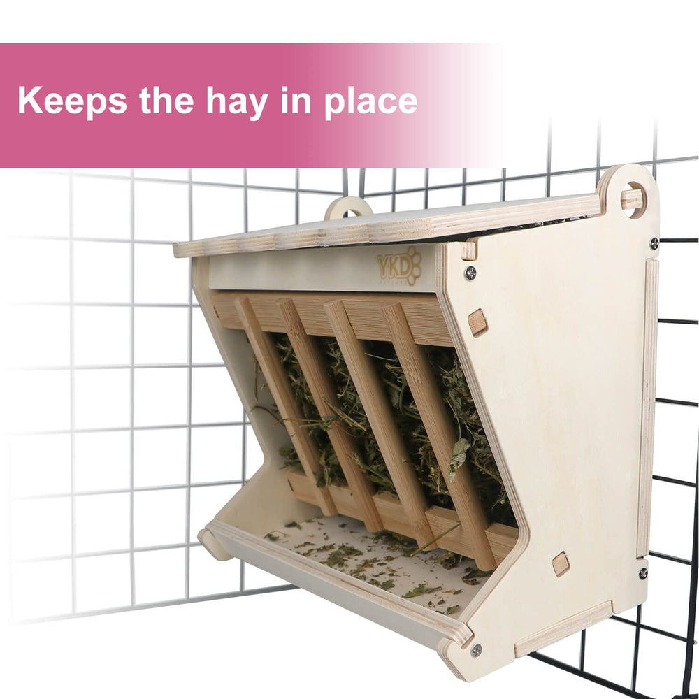 YKD birch wood construction offers durable, pet-safe nourishment through sturdy, natural materials.