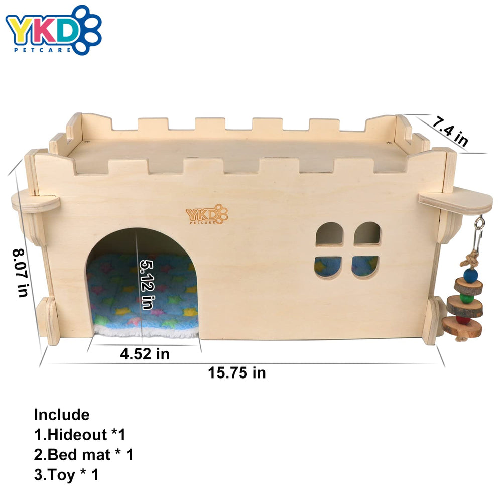 YKD Castle Chinchilla House interior offers a quiet, secure retreat.