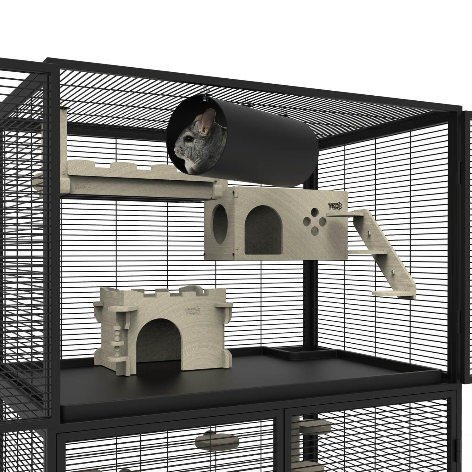 YKD chinchilla hanging tunnel diameter 16cm ready for cozy breathing space