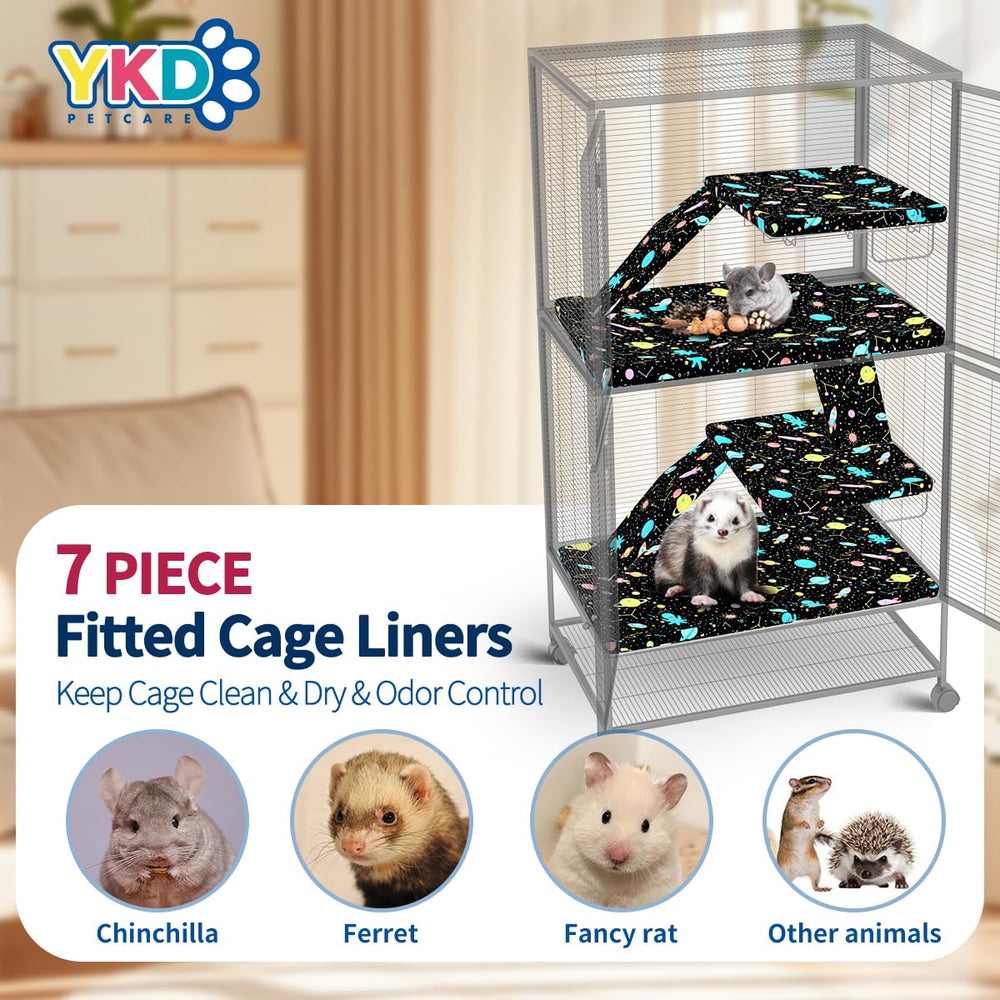 YKD Ferret Nation bottom pan liner with waterproof bottom surface