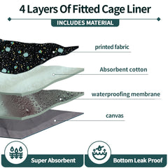 YKD ferret nation ramp cover secures ramps with velcro for easy setup.
