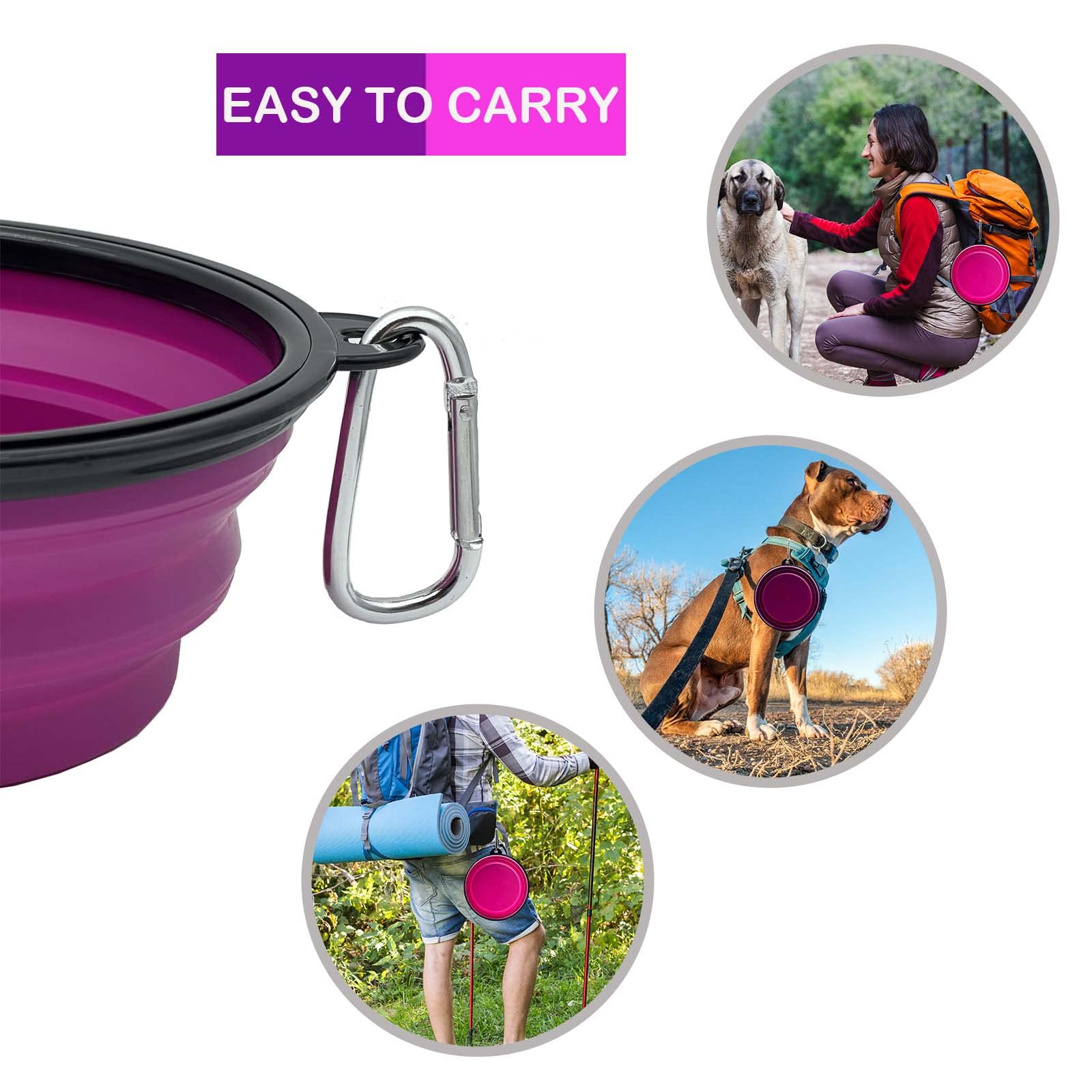 Ylaptew expanded bowl size 6.7 x 5.1 x 2.8 inches for meals on the go