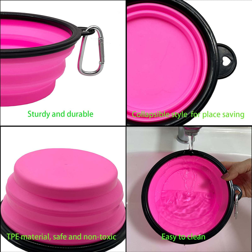 Ylaptew easy-clean collapsible dog bowl ready for daily use