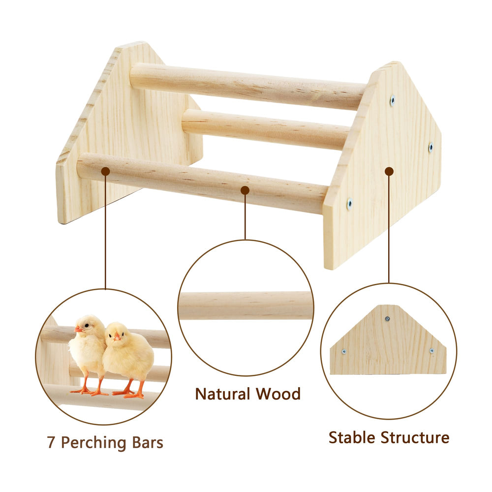 YLSURNY chicken perch dimensions fit small to large birds.
